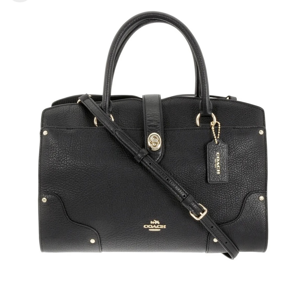 Coach Leather Mercer Satchel